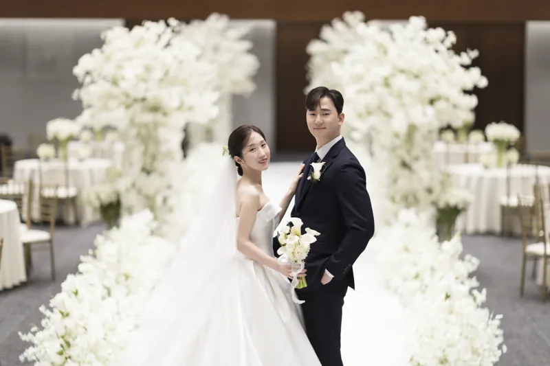 서울 삼성서초사옥 웨딩사진 신부대기실 가족 사진